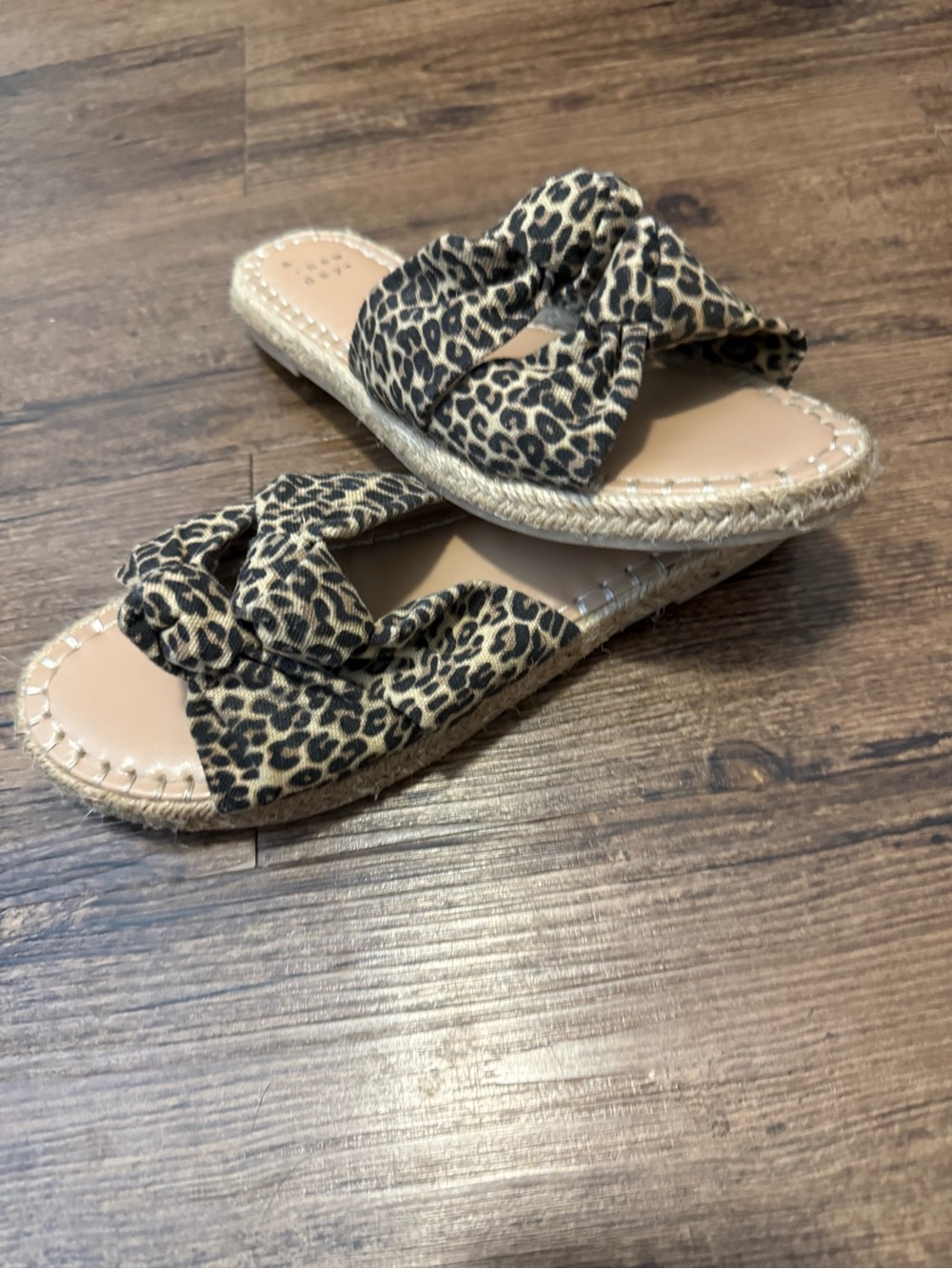 A New Day Leopard Print Sandals
